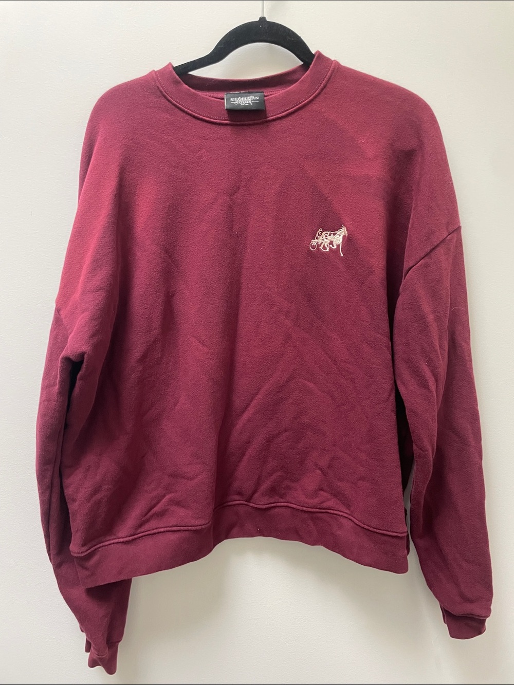 Siegelman Stable Limited Edition Holiday 2023 Burgundy Sweatshirt Size Medium